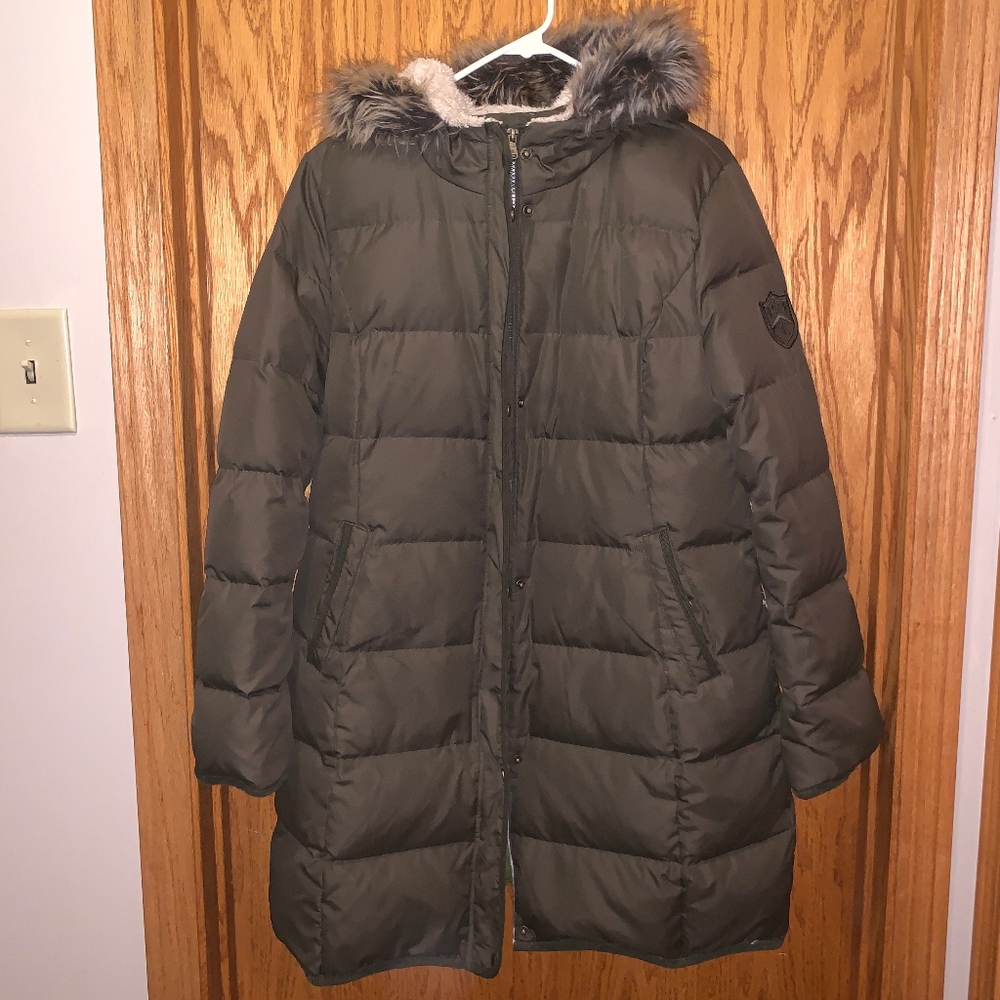 Super Cozy! Ralph Lauren Army Green Winter Parka